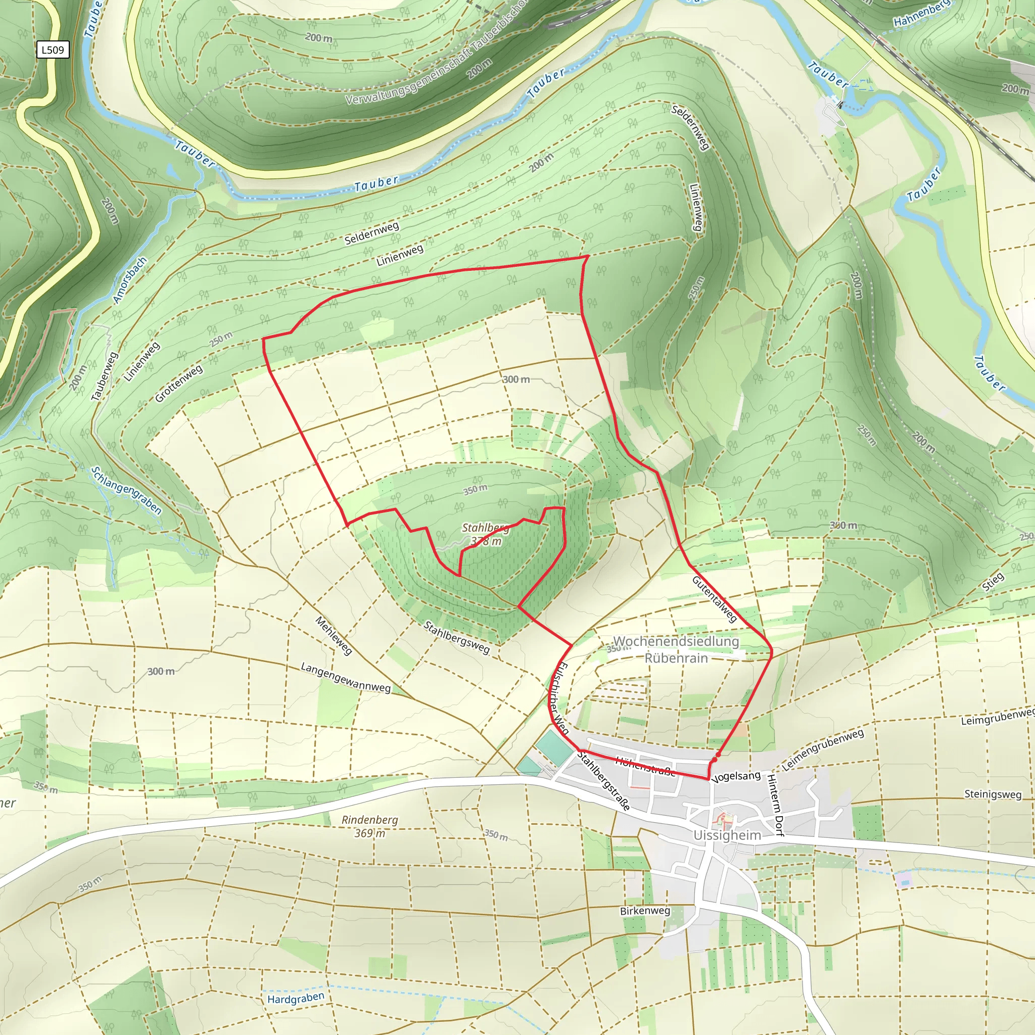 Stahlberg Loop mobile static map