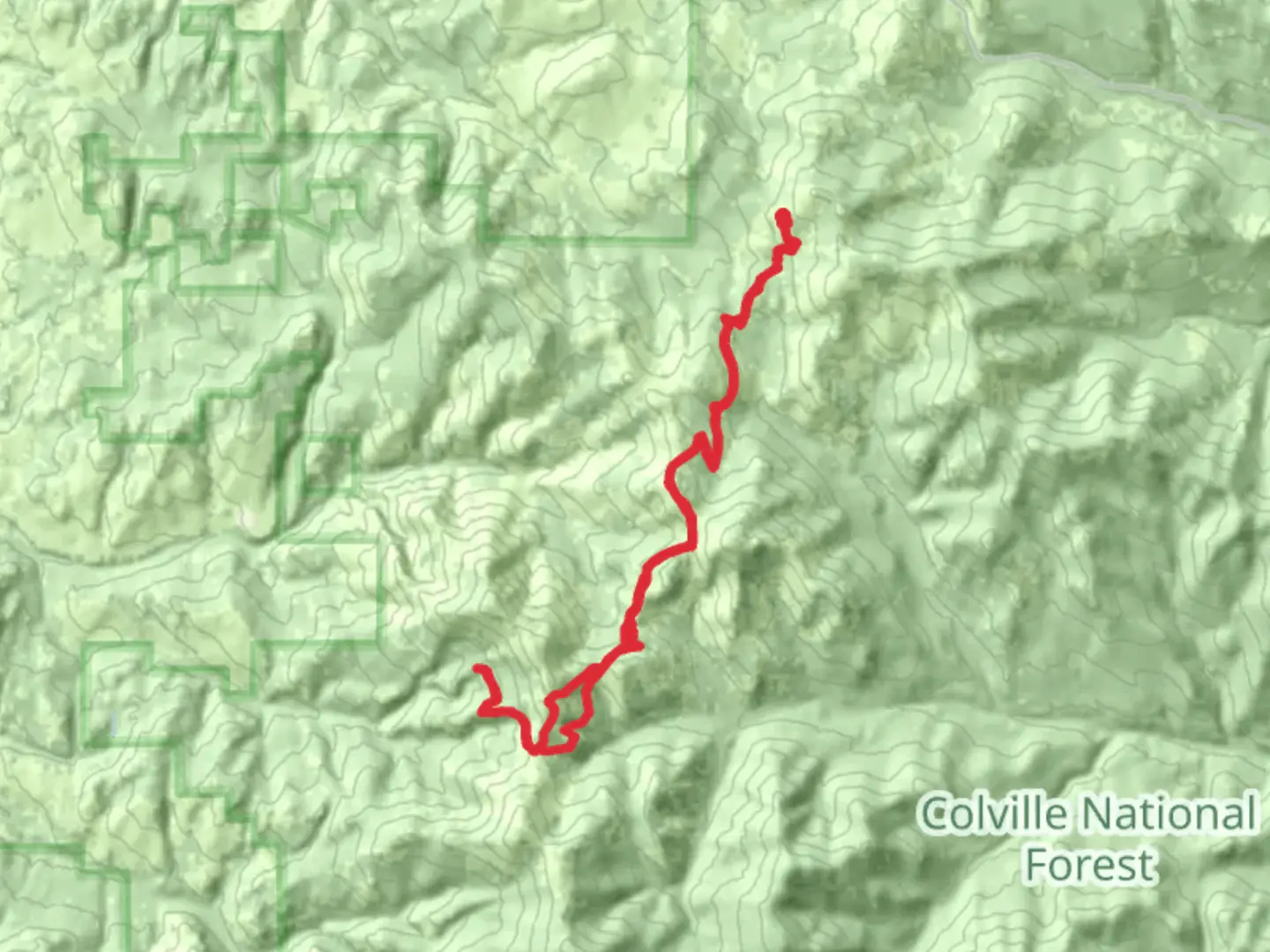 An image depicting the trail Leona Loop Trail and its surrounding area.