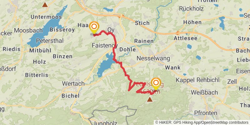 Wasserläufer - Route stage 15 Map