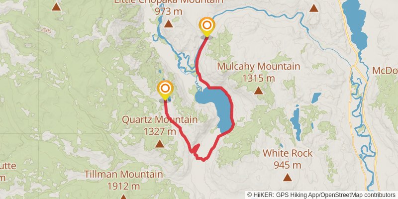 Ultra Pedestrian North Loop stage 216 Map