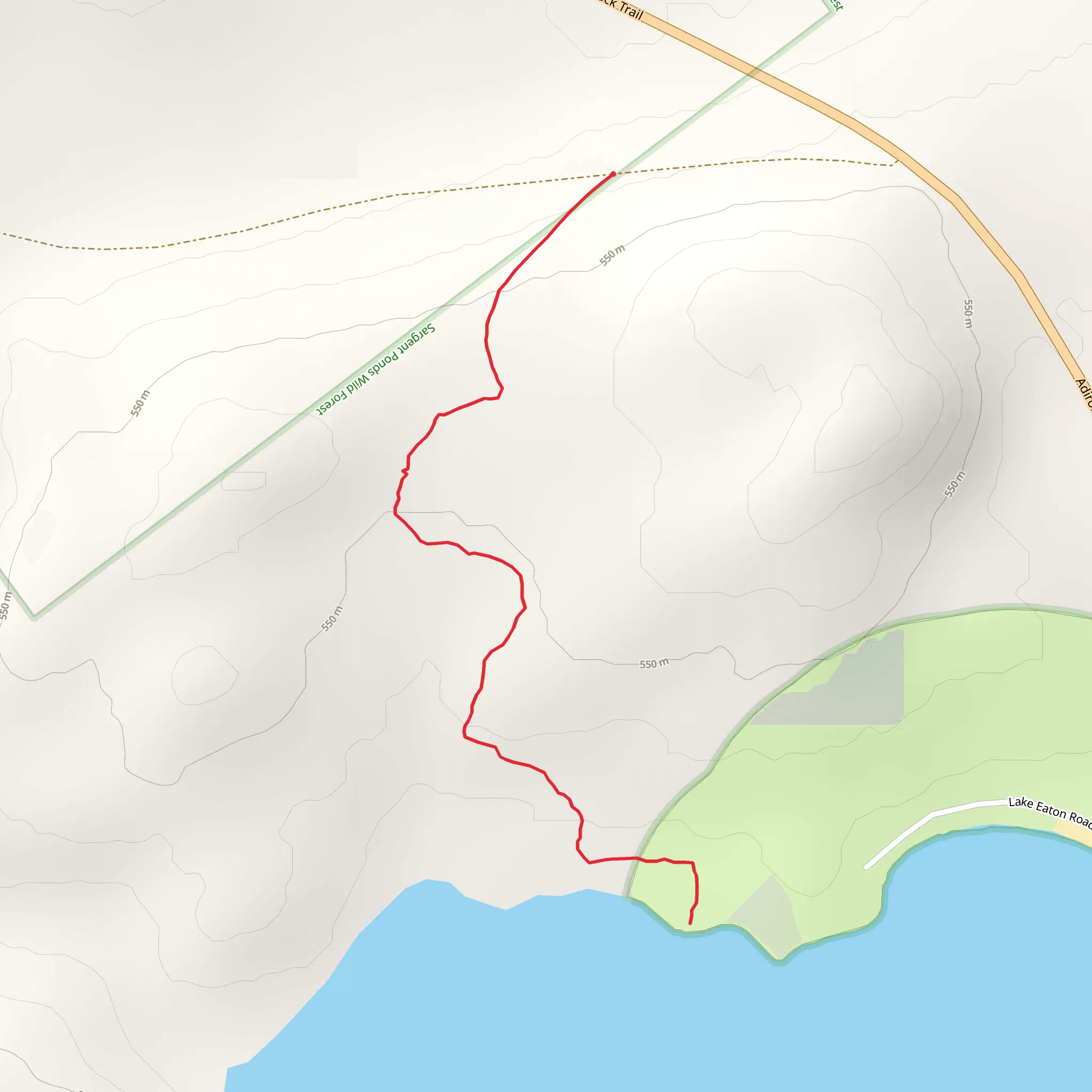 Lake Eaton Trail mobile static map