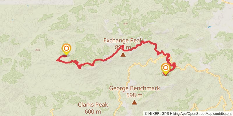 Backbone Trail stage 2 Map