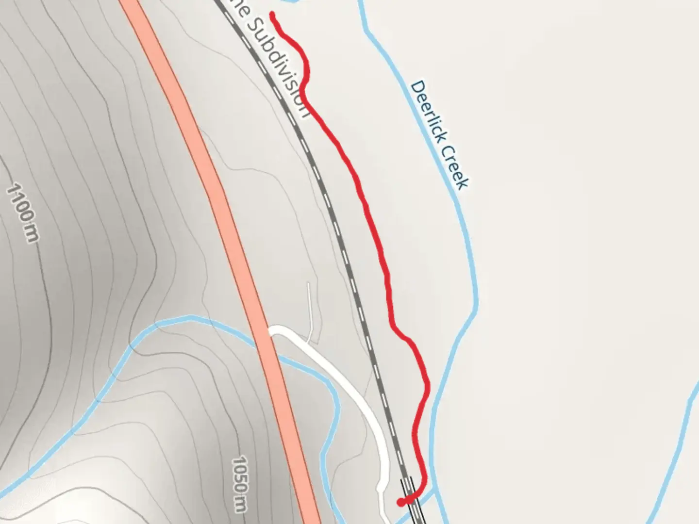 An image depicting the trail Moccasin Creek Trail and its surrounding area.