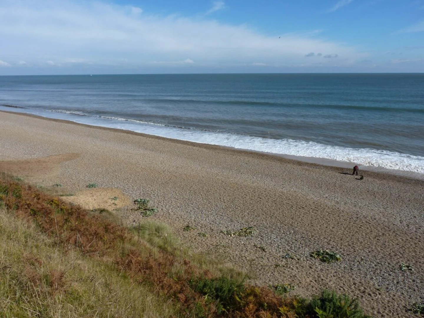 An image depicting the trail Slaughden to Sizewell Circular Walk and its surrounding area.