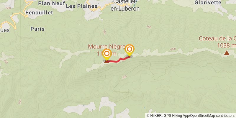 Tour of Luberon spur 1 Map