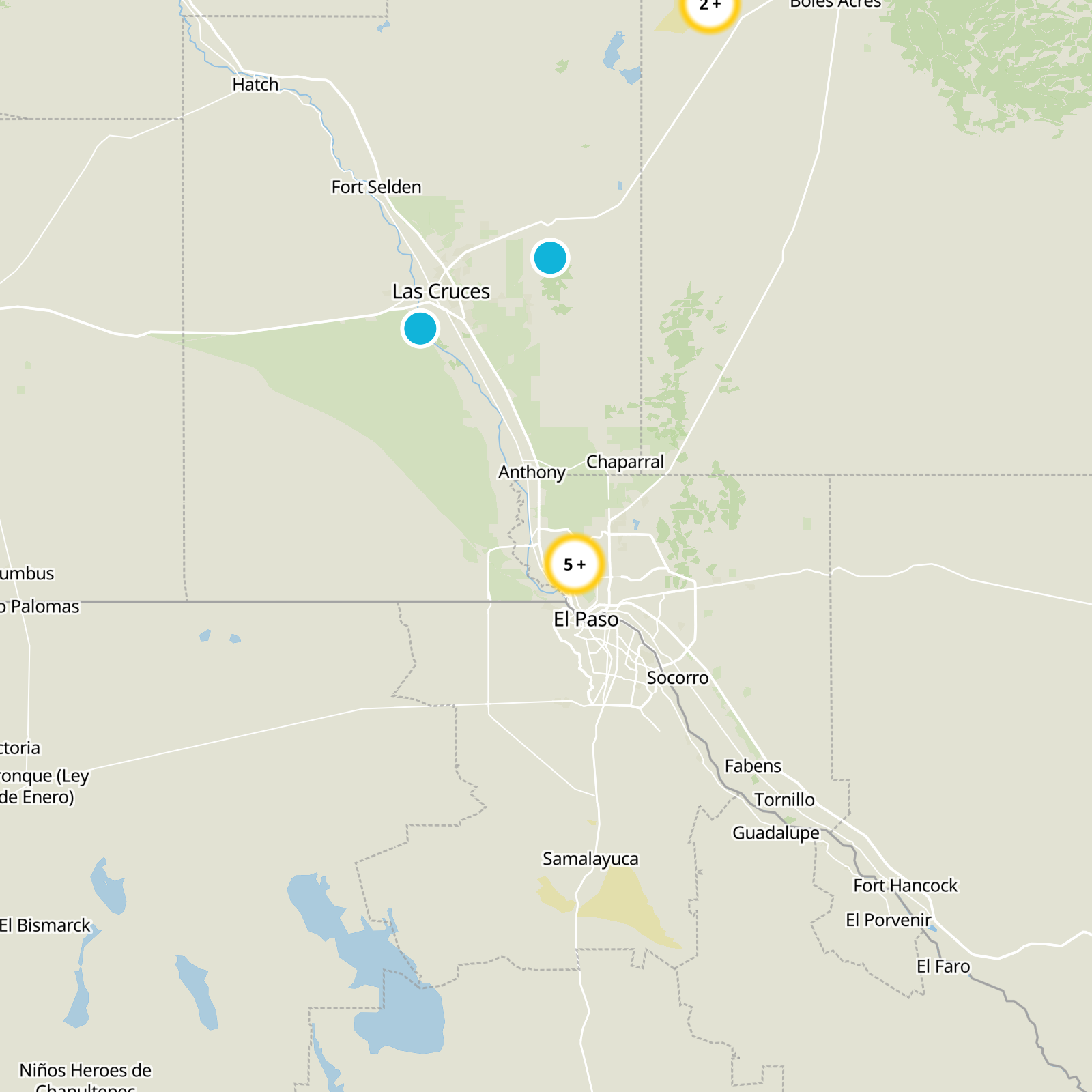 El Paso County Static Map