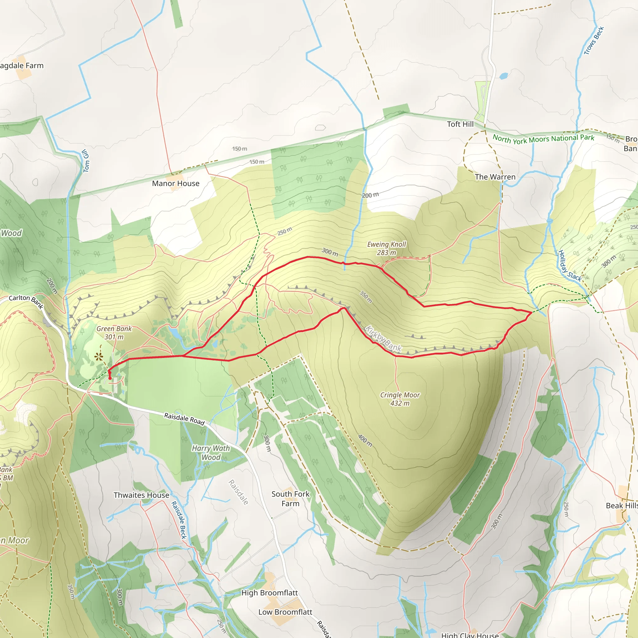 Lord Stones Walk mobile static map