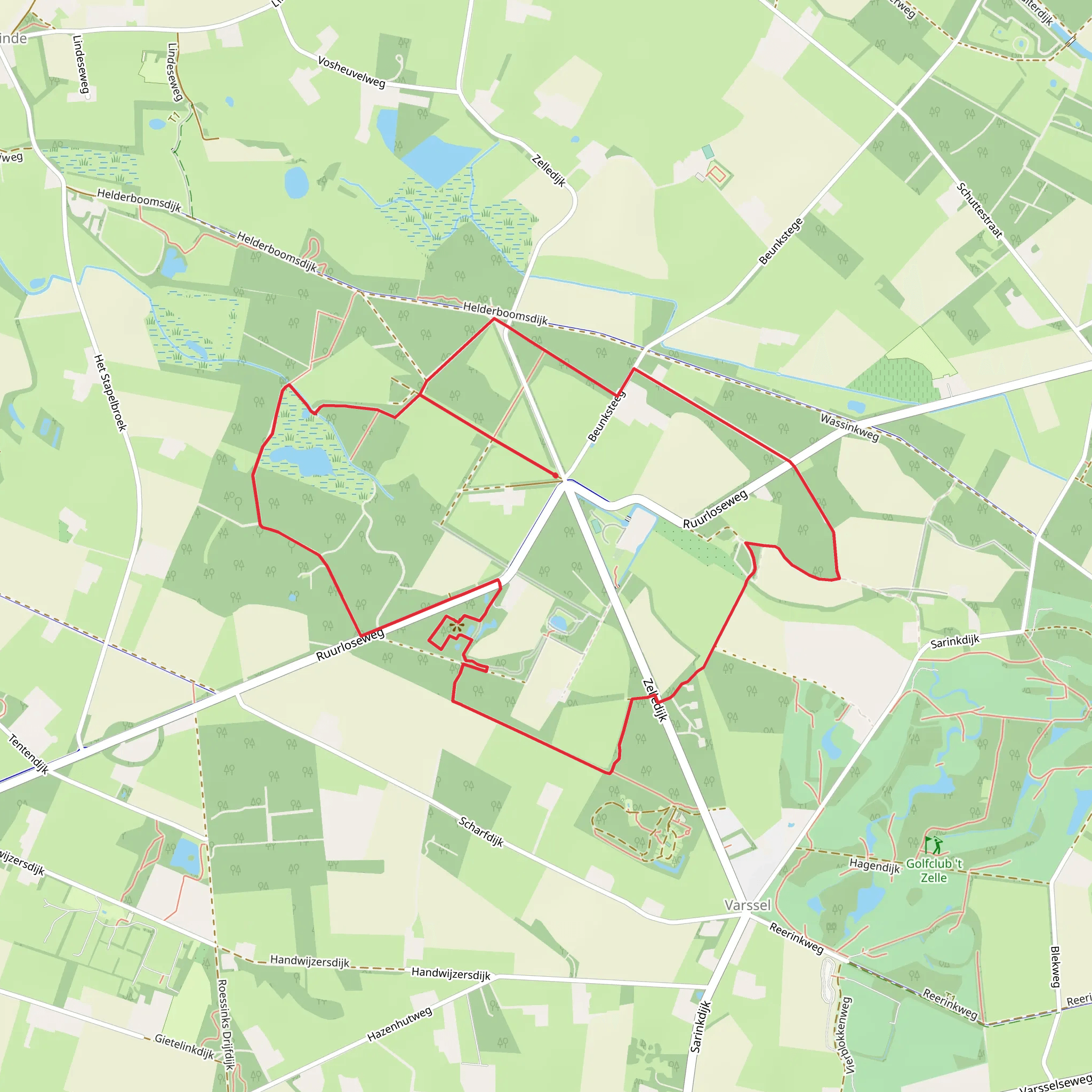 Natuurbad and Landgoed t Zelle via Ruurlose Weg mobile static map