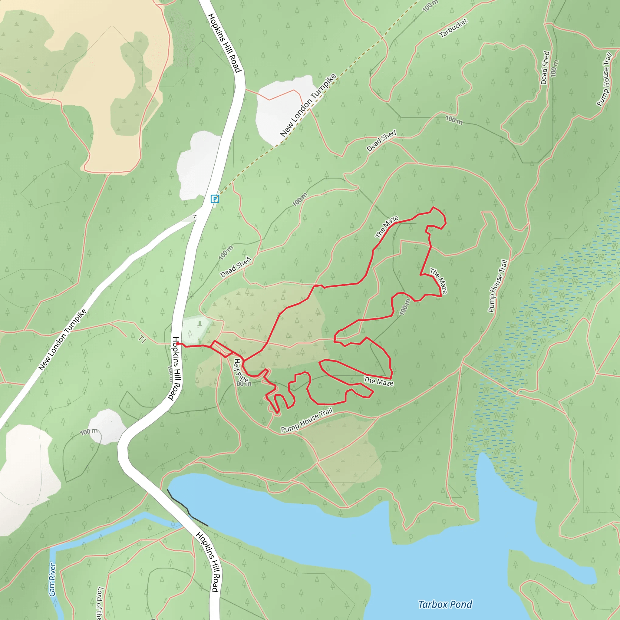 The Maze Loop mobile static map