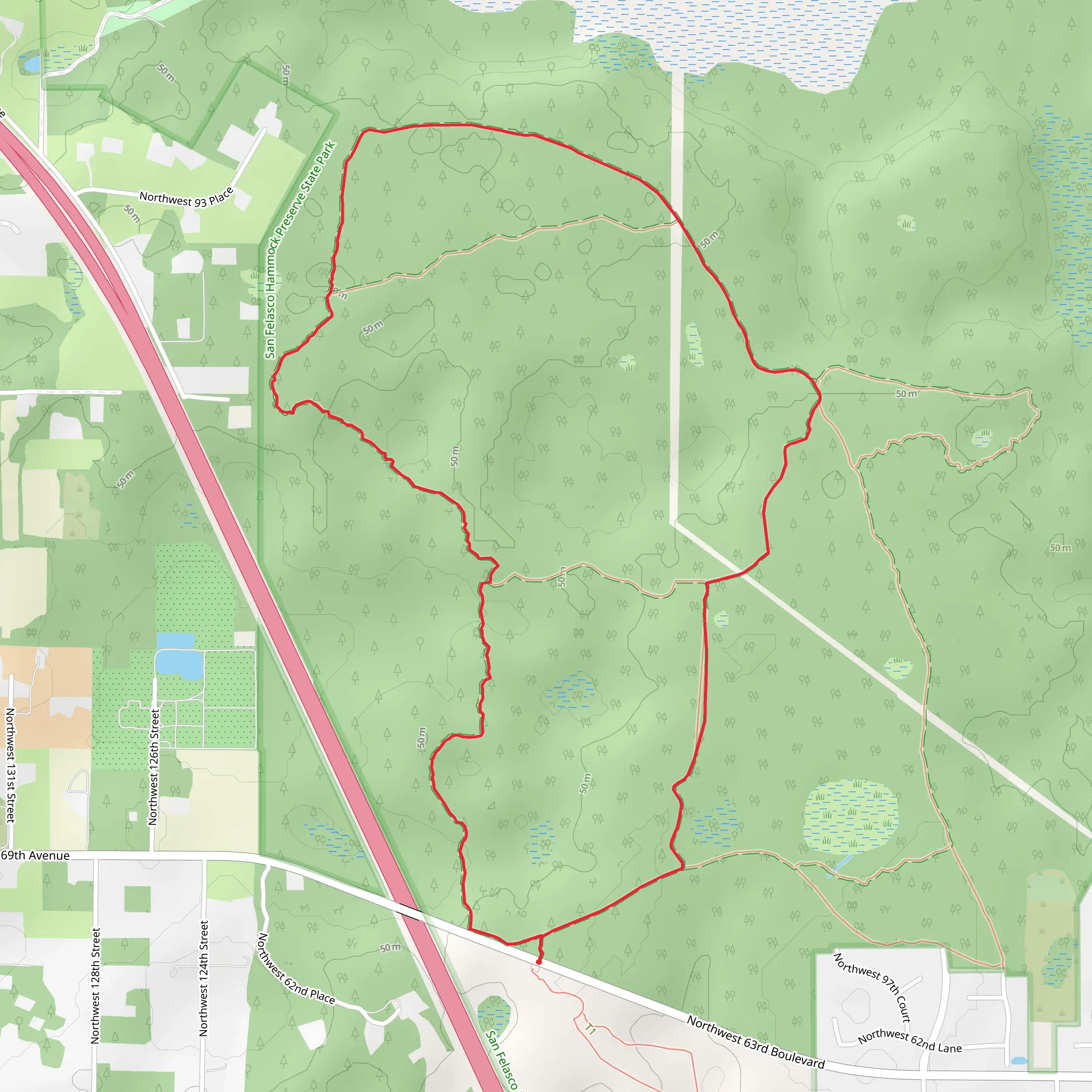 Co Road Long Loop mobile static map