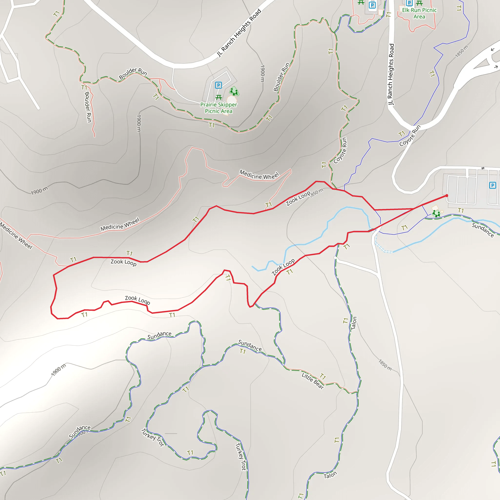 Zook Loop mobile static map