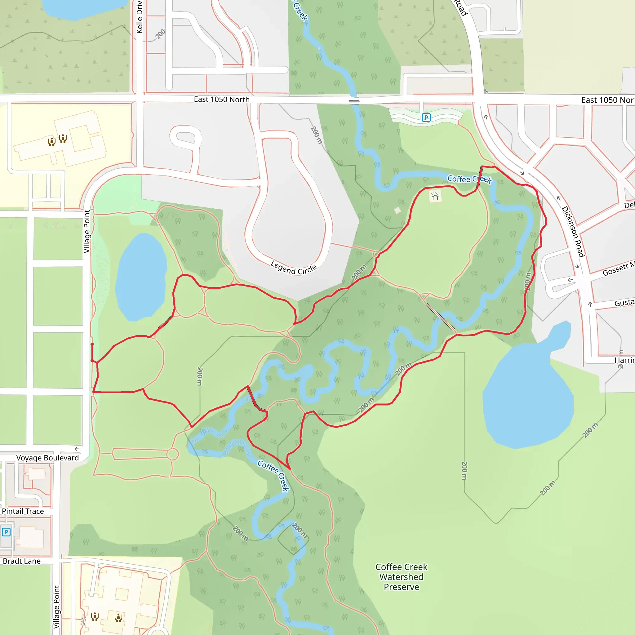 Coffee Creek Loop mobile static map