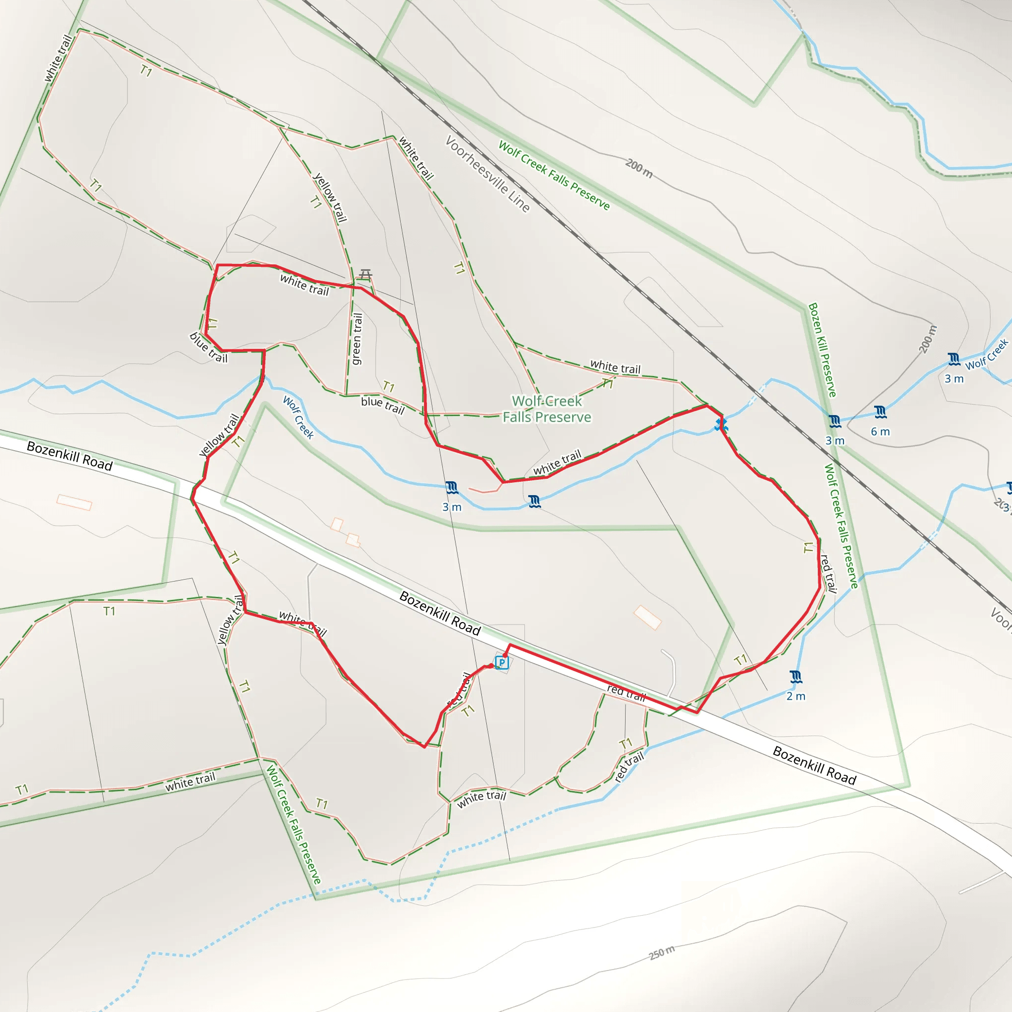 Wolf Creek Loop mobile static map