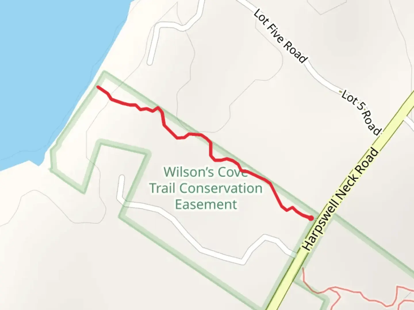 An image depicting the trail Wilson Cove Trail and its surrounding area.