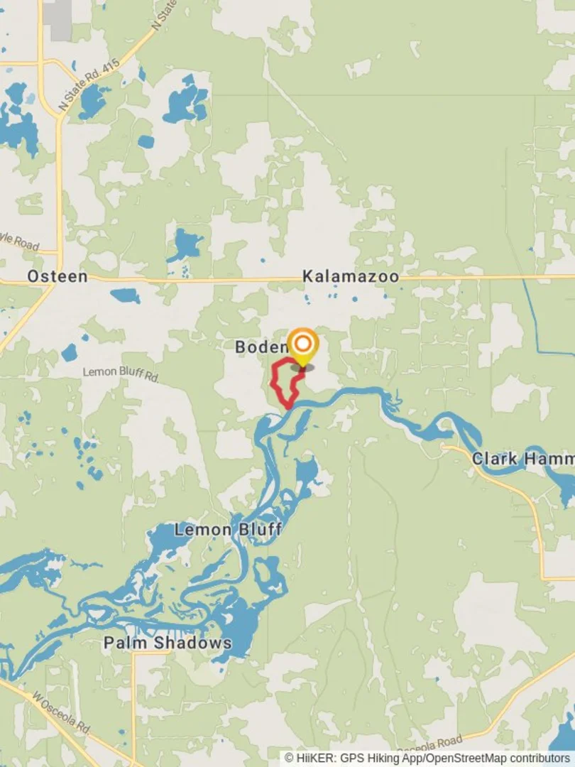 An image depicting the trail Blue and Red Loop Trail and its surrounding area.