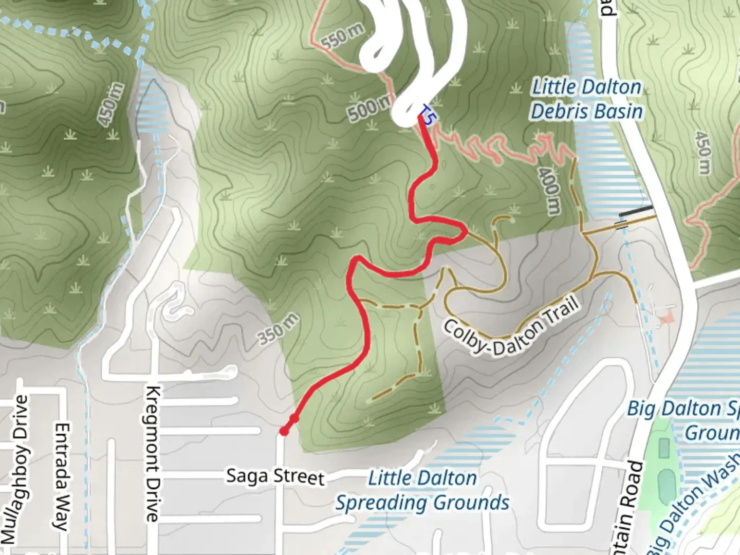 An image depicting the trail Colby Trail and its surrounding area.