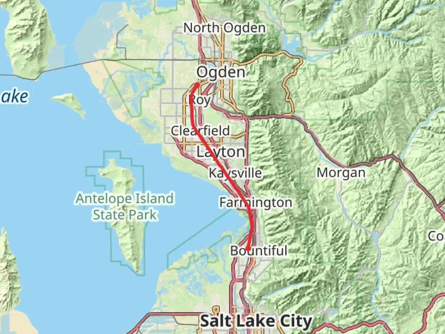 An image depicting the trail D and RGW Rail Long Trail and its surrounding area.
