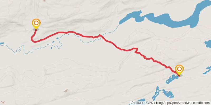 Arctic Circle Trail stage 5 Map