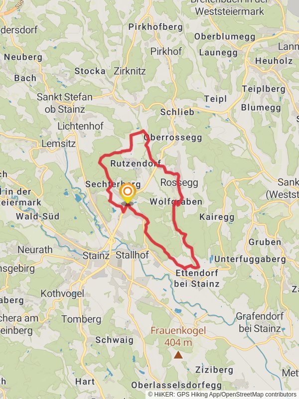 Georgsberg Rundweg mobile static map