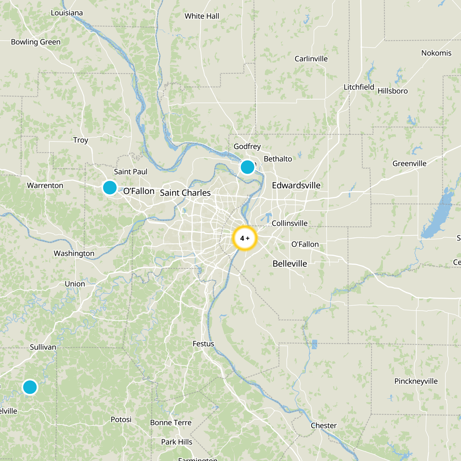 St. Louis Static Map