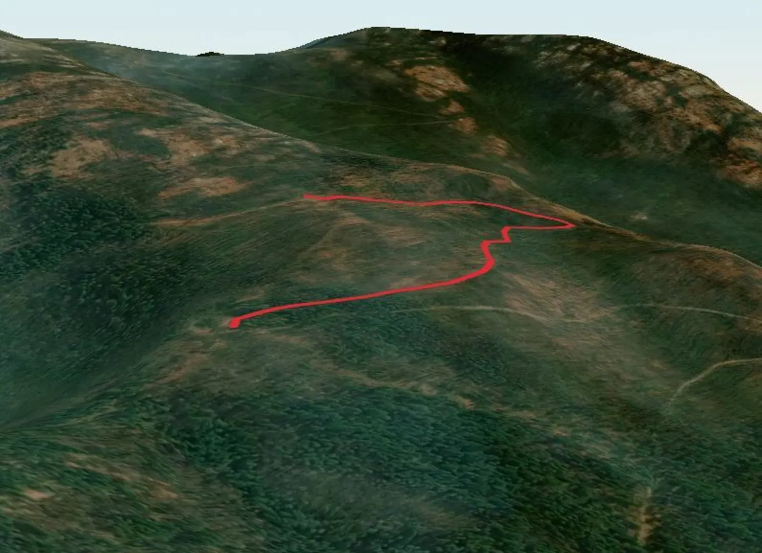 An image depicting the trail Long Alec Trail and its surrounding area.