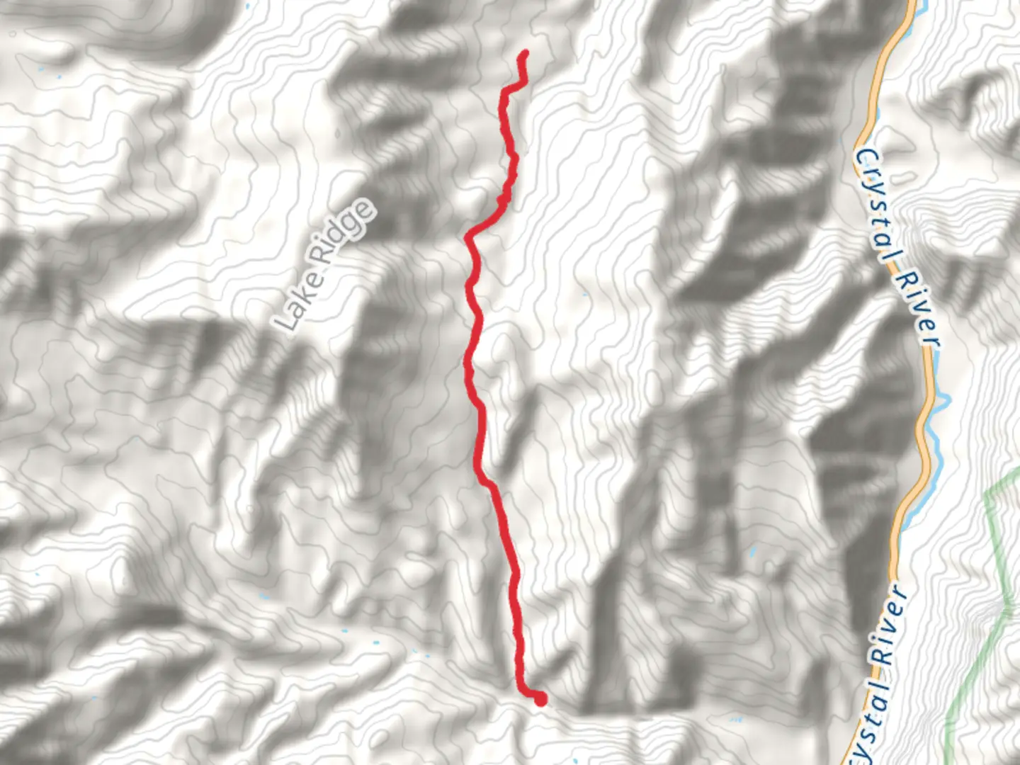 An image depicting the trail Braderich - South Thompson Trail and its surrounding area.