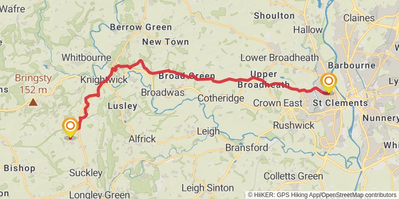 Three Choirs Way stage 5 Map
