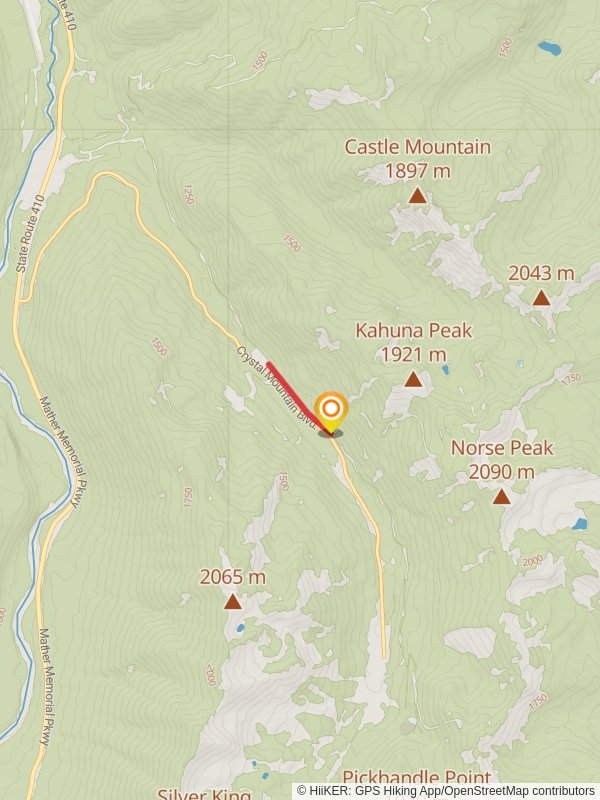 Half Camp Trail mobile static map