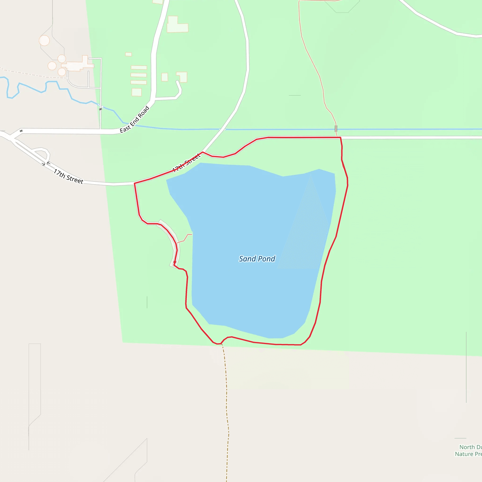 Salt Pond Loop mobile static map