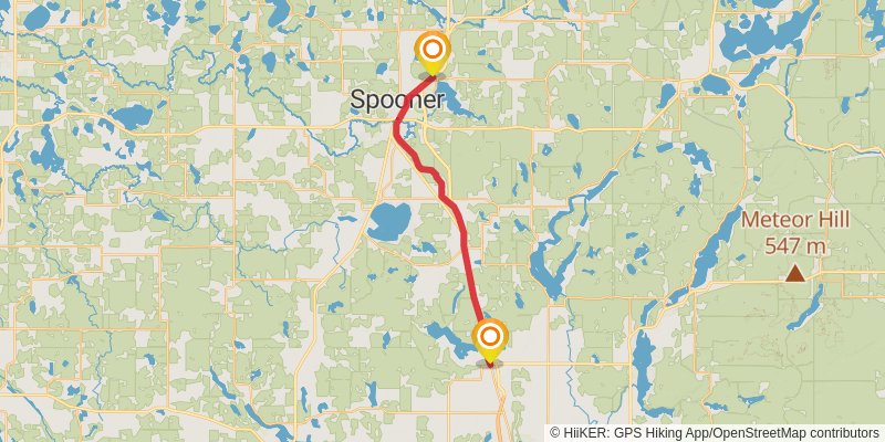 Wild River Trail stage 5 Map
