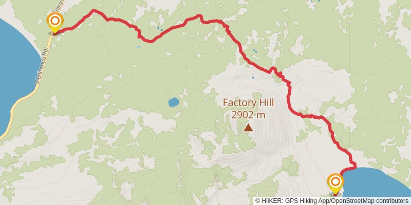 Heart Lake Loop Trail stage 3 Map