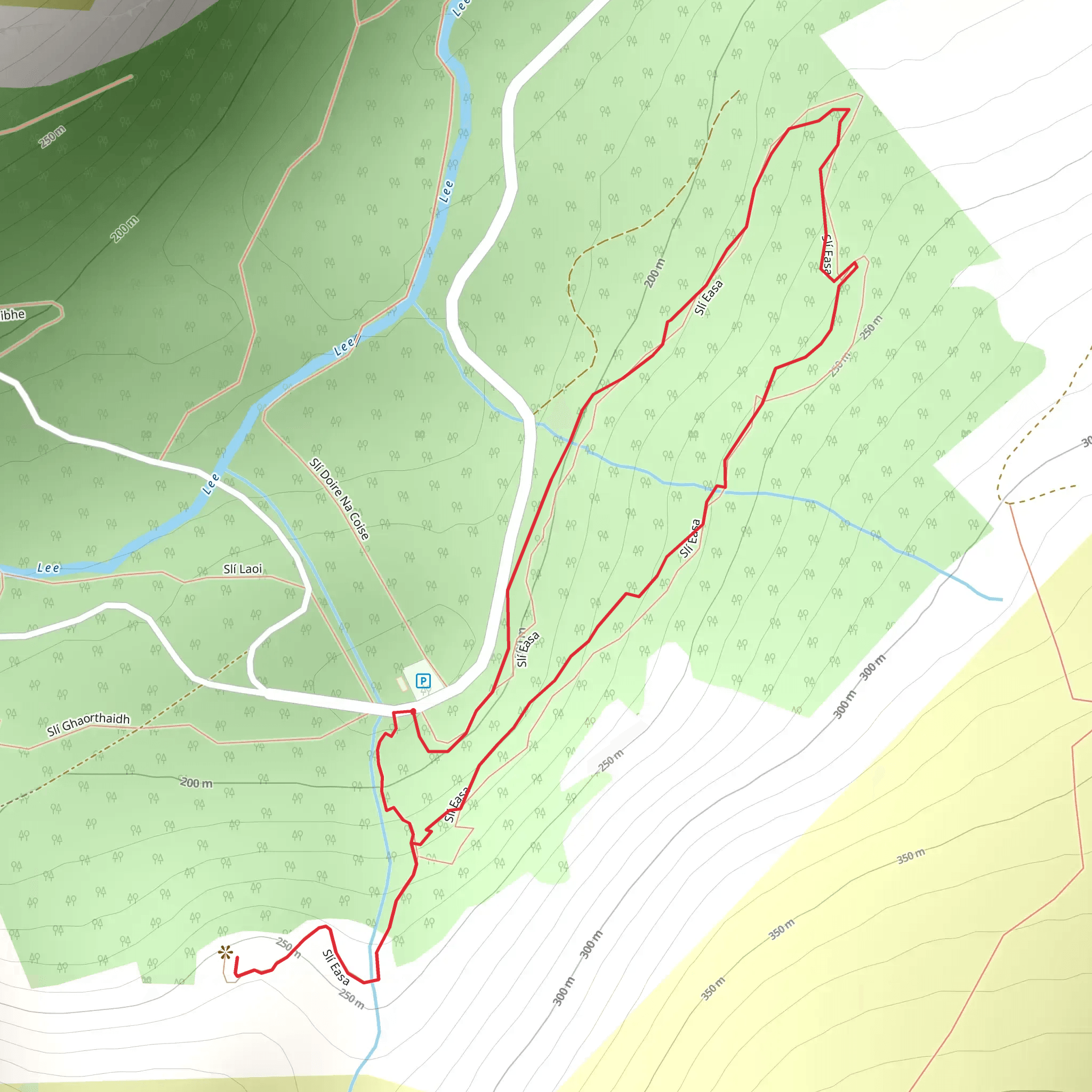 Gougane Barra - Sli an Easa mobile static map
