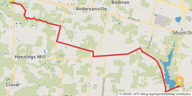 Buckeye Trail stage 42 Map