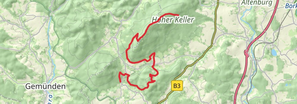 Kellerwaldsteig stage 7 Map