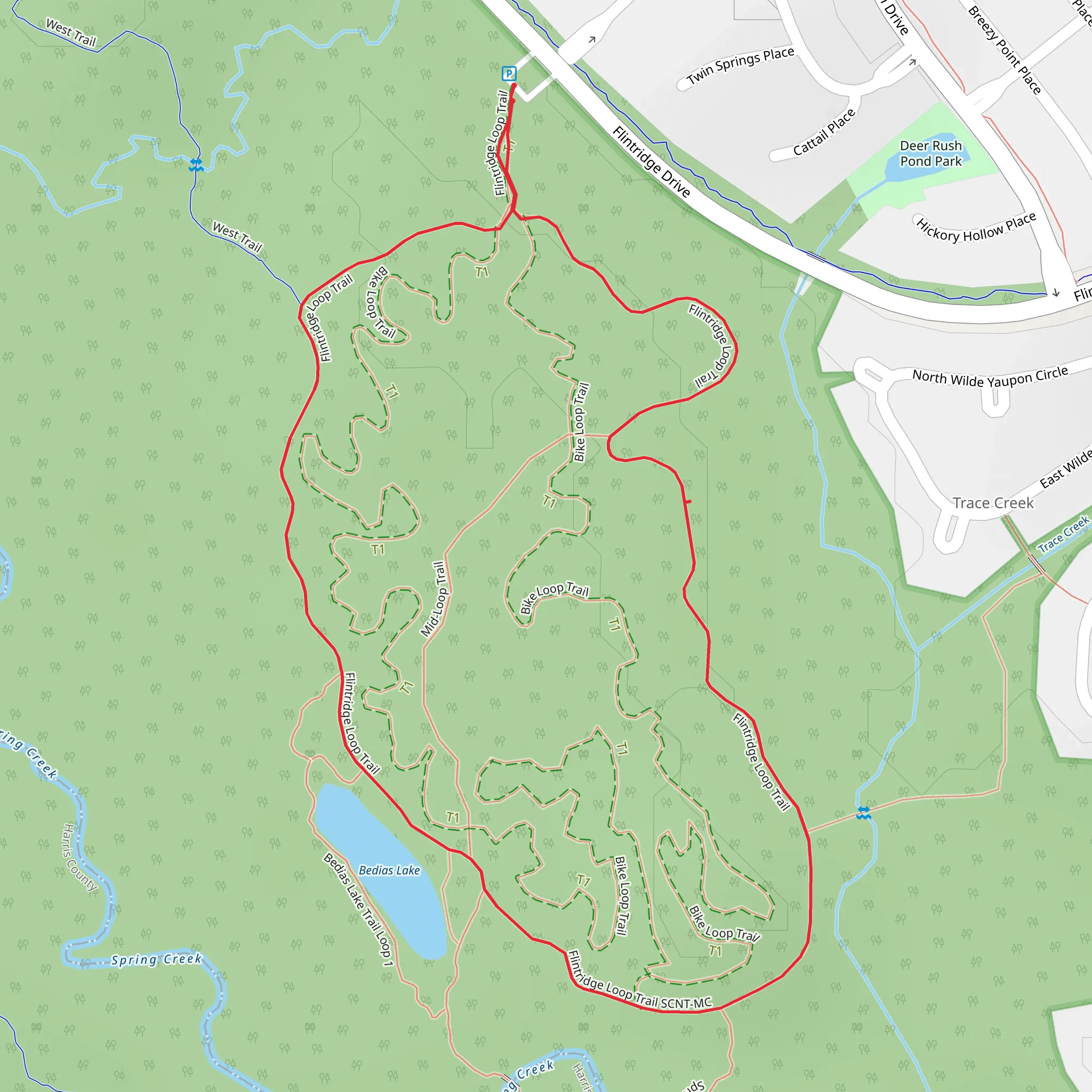 Fitness Loop mobile static map