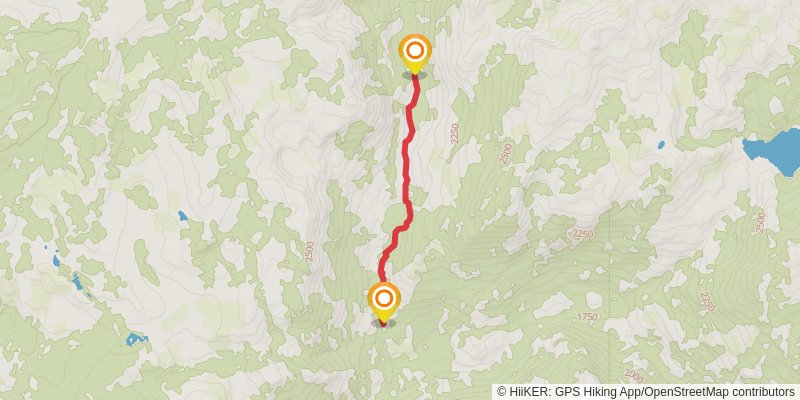 Camp Irene Trail stage 3 Map