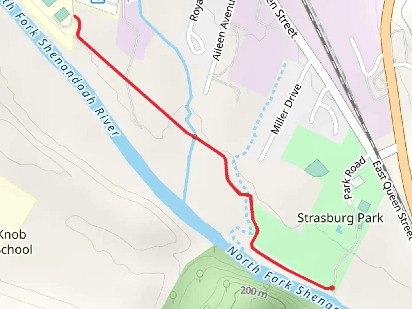 An image depicting the trail Strasburg Trail and its surrounding area.
