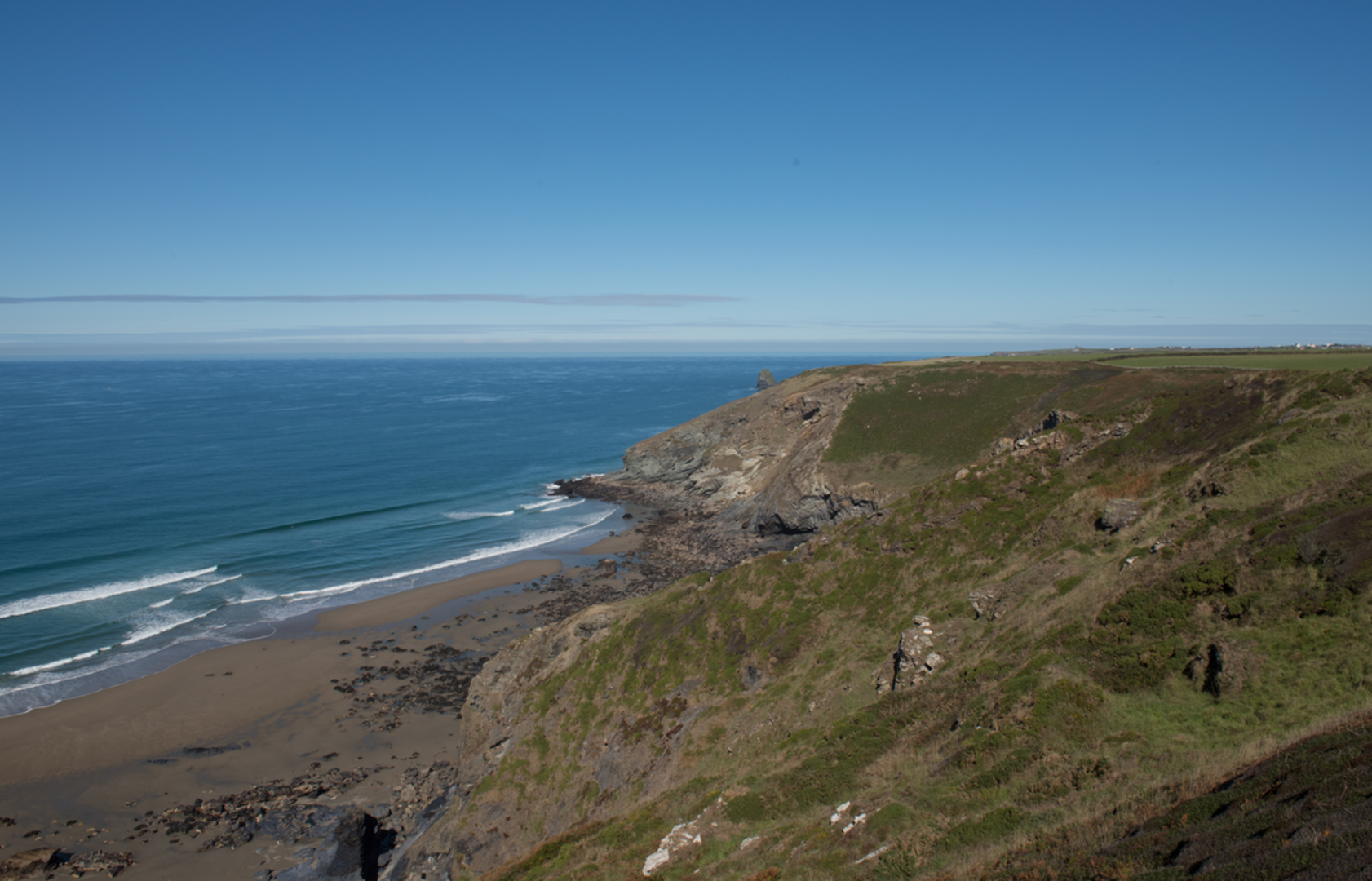 An image depicting the trail Treligga and Trecarne Walk and its surrounding area.