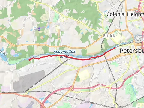 Appomattox Riverside via Folar Path