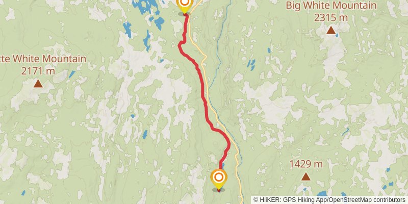 Kettle Valley Rail Trail stage 14 Map