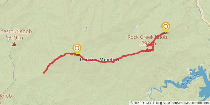 Haoe Lead Trail stage 2 Map
