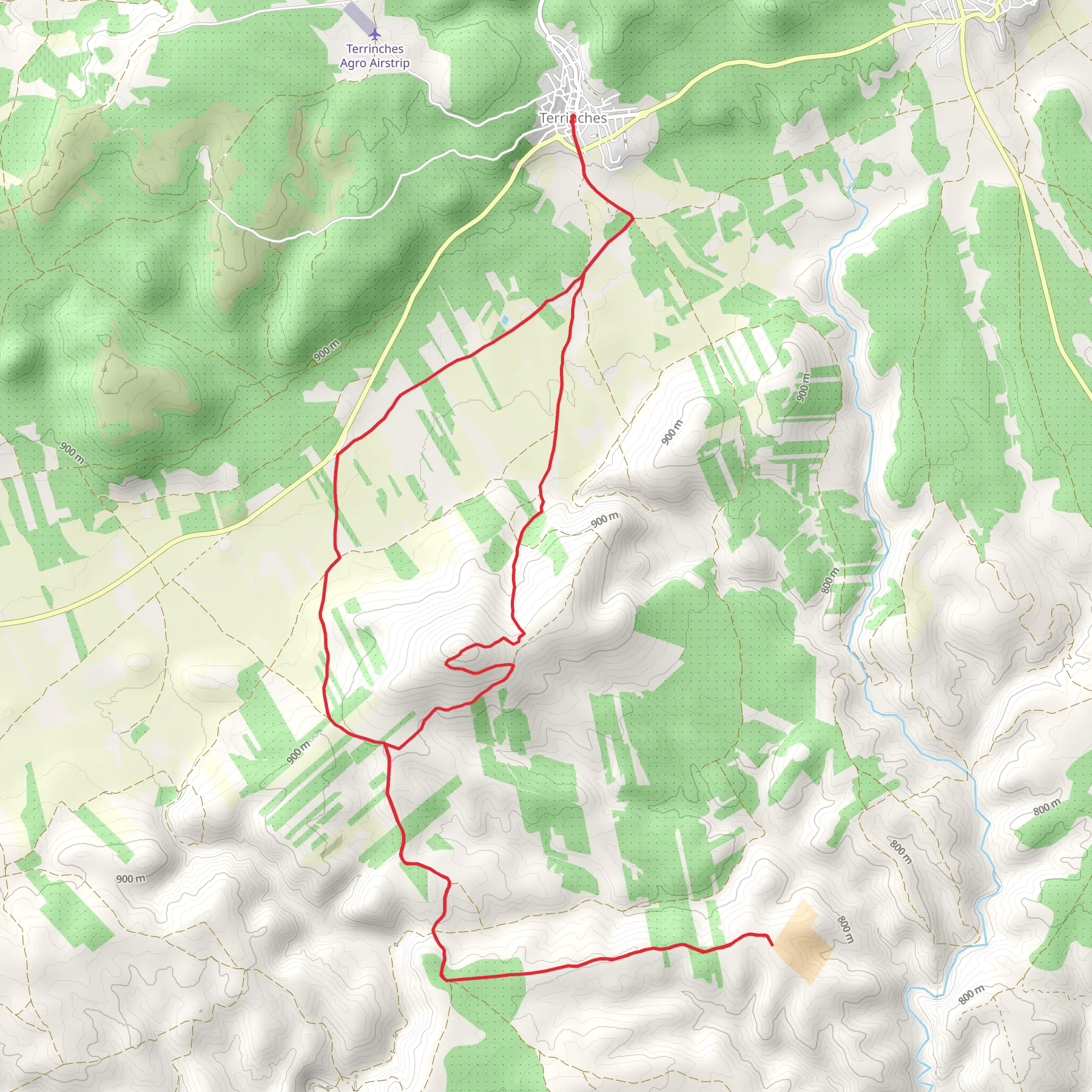Conejero Hill and Bullfighting Branch PR CR 17 mobile static map