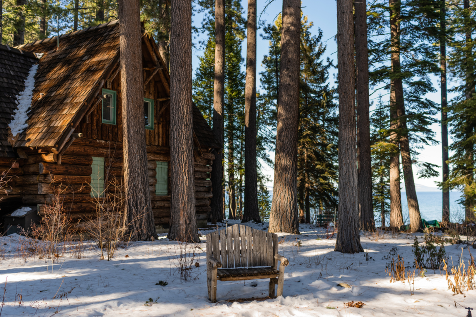 An image depicting the trail Lake of the Sky and Tallac Historic Site Trail and its surrounding area.