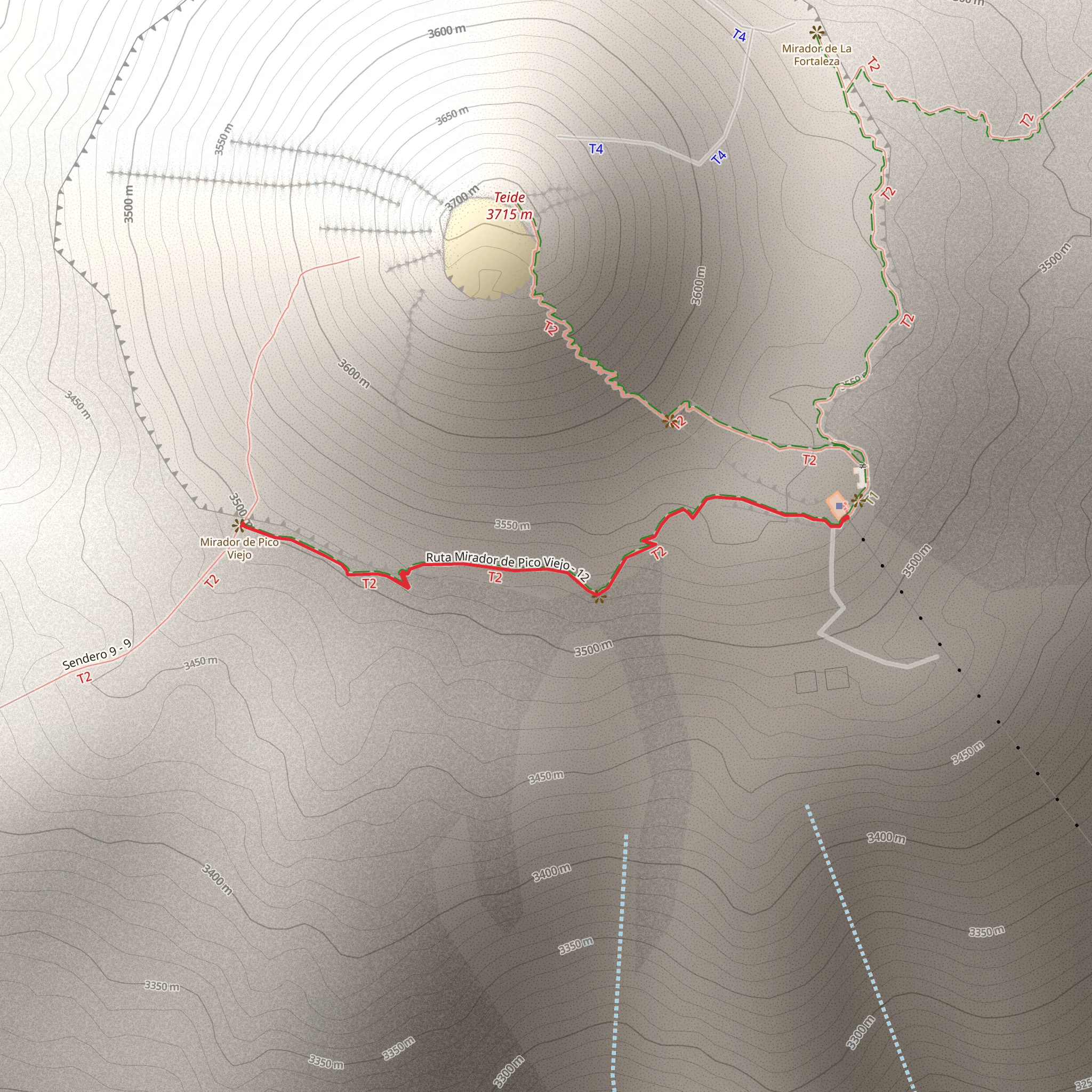 Pico Viejo Viewpoint mobile static map