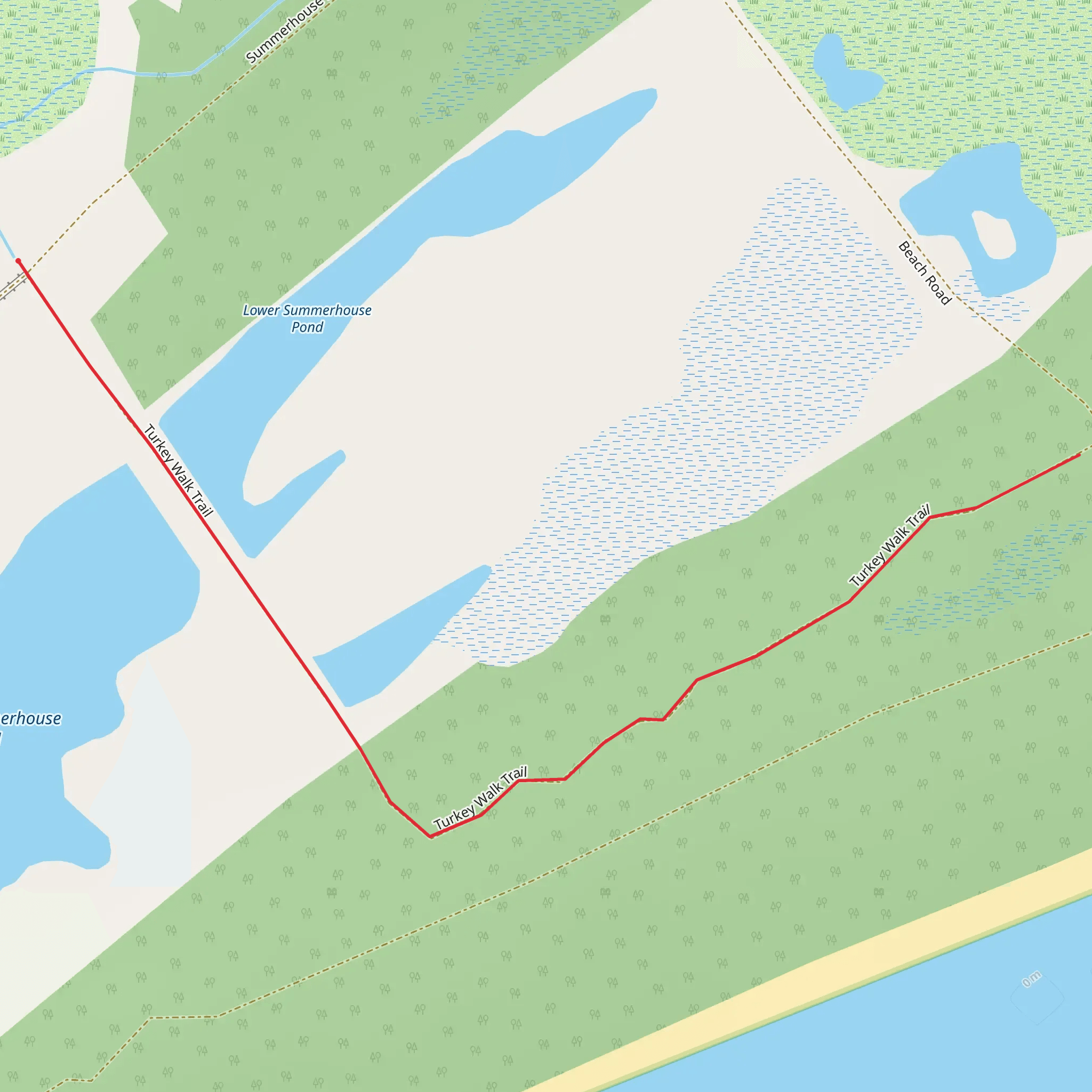 Turkey Walk Trail mobile static map