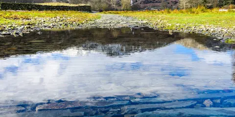 An image depicting the trail Easedale Tarn, Codale Tarn and Tarn Crag from Grasmere and its surrounding area.