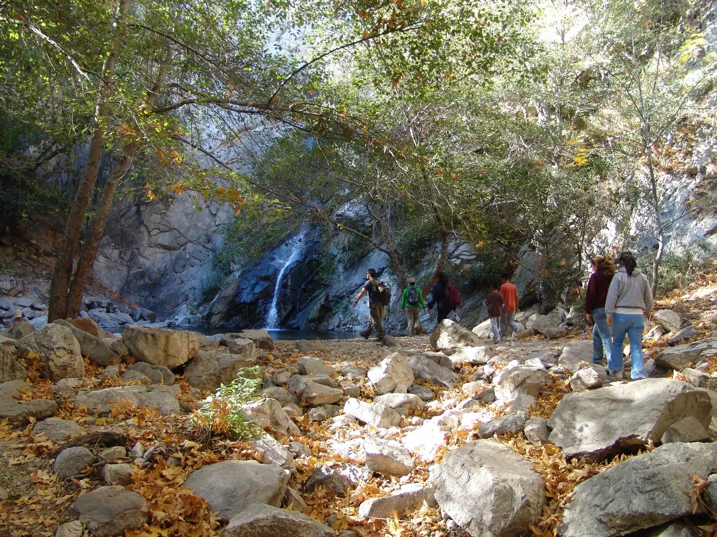 An image depicting the trail Sturtevant Falls Trail and its surrounding area.