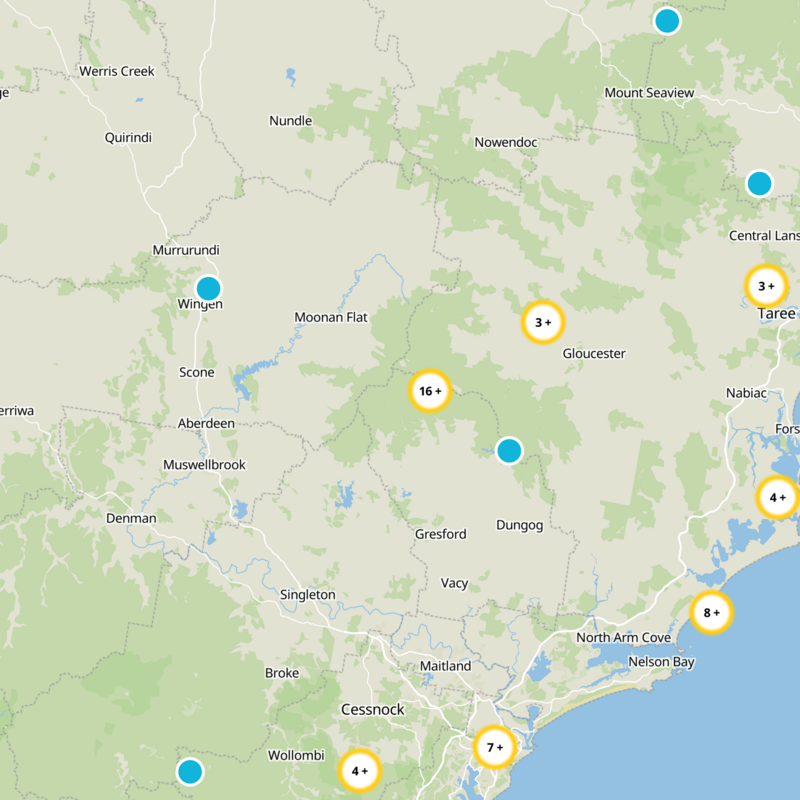 Dungog Shire Static Map