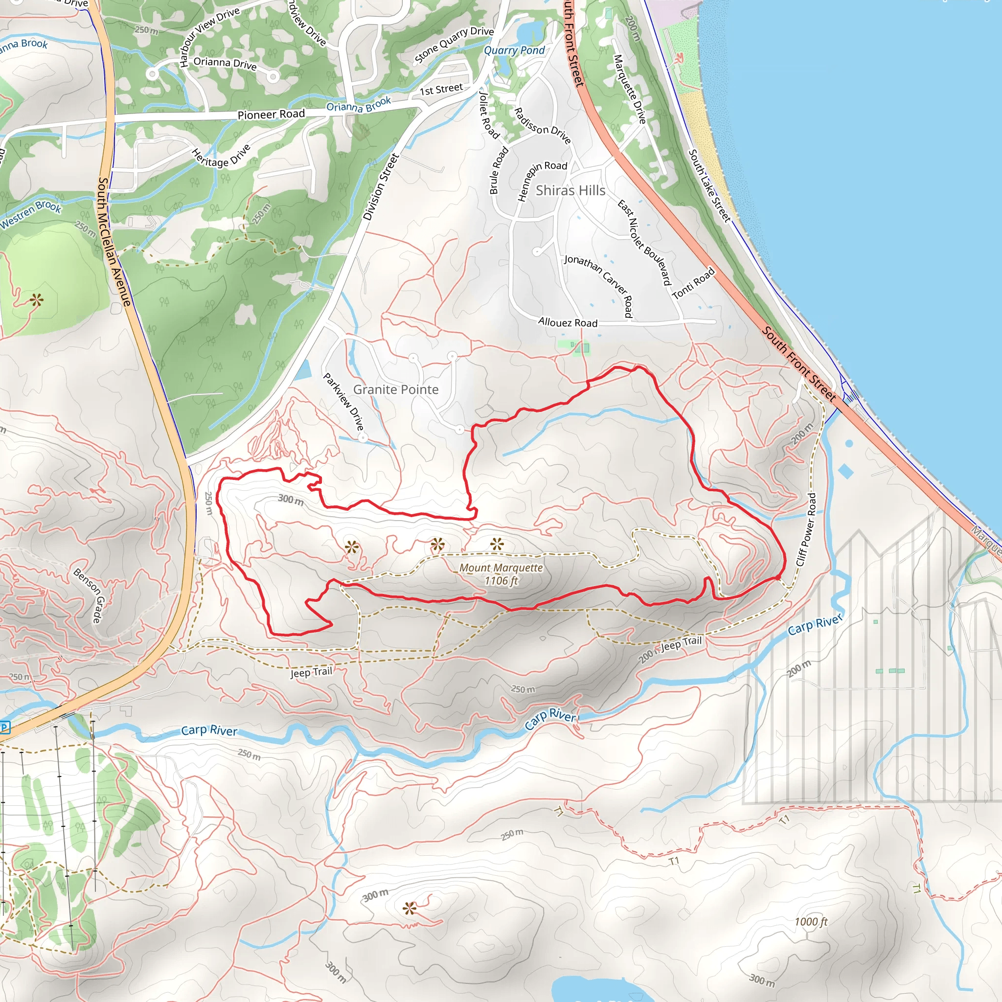 Goat, Gurly and Doctors Loop mobile static map