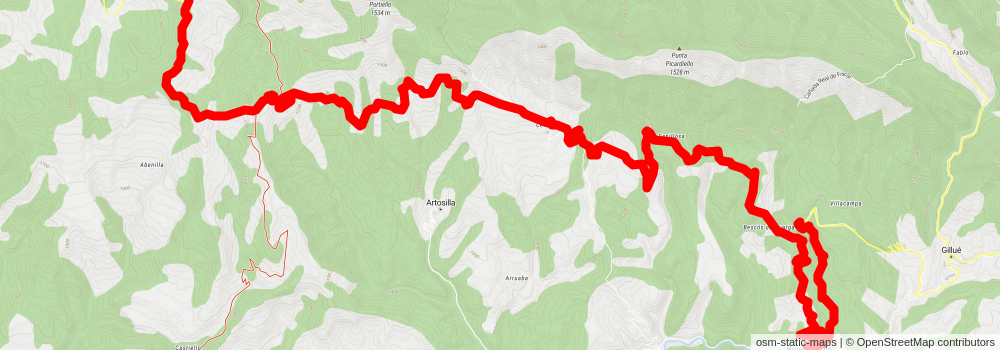 Hotel d'Ipies - Gillue PR HU 8 stage 2 Map